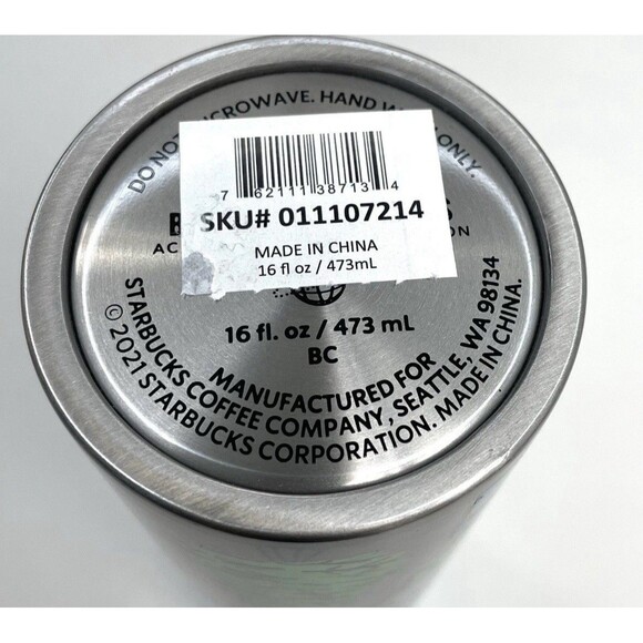 Starbucks 2021 COLORADO Been There Series Stainless Steel Tumbler 16 Oz NEW - Picture 7 of 8